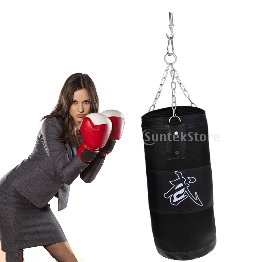 Heavy Duty Punching Bags Iron Hanging Chains Boxing Training Muay Thai Kickboxing Fitness Training Practice