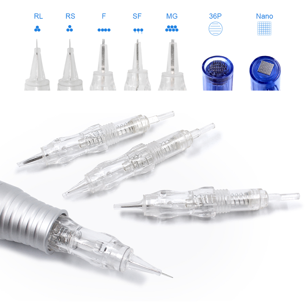 Best of BMX 10Pcs Disposable Tattoo Cartridge Needles Eyebrow Lips 1RL / 2R / 3RL / 5 / 7 / 9RL RS 11U For Permanent Makeup Machine Pen Reviews & Tips