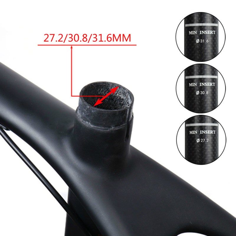 EC90 Fahrrad-Sattelstütze aus Carbon, Leichte Mountainbike-Sattelstütze, Professionelle Windbrems-Sattelstütze – Detail 5