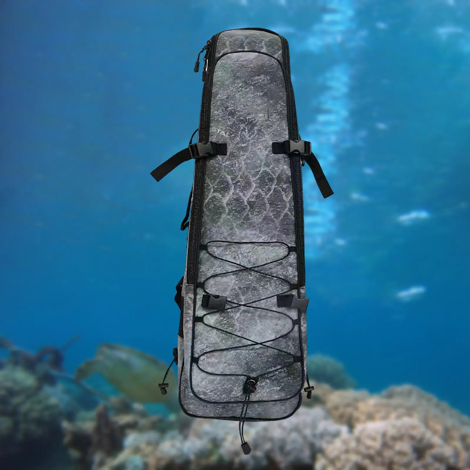 Long Fins Bag Adjustable Shoulder Strap Fins Protective Bag Snorkeling Gear Bags Flippers Storage Bags Free Diving Fin Bag