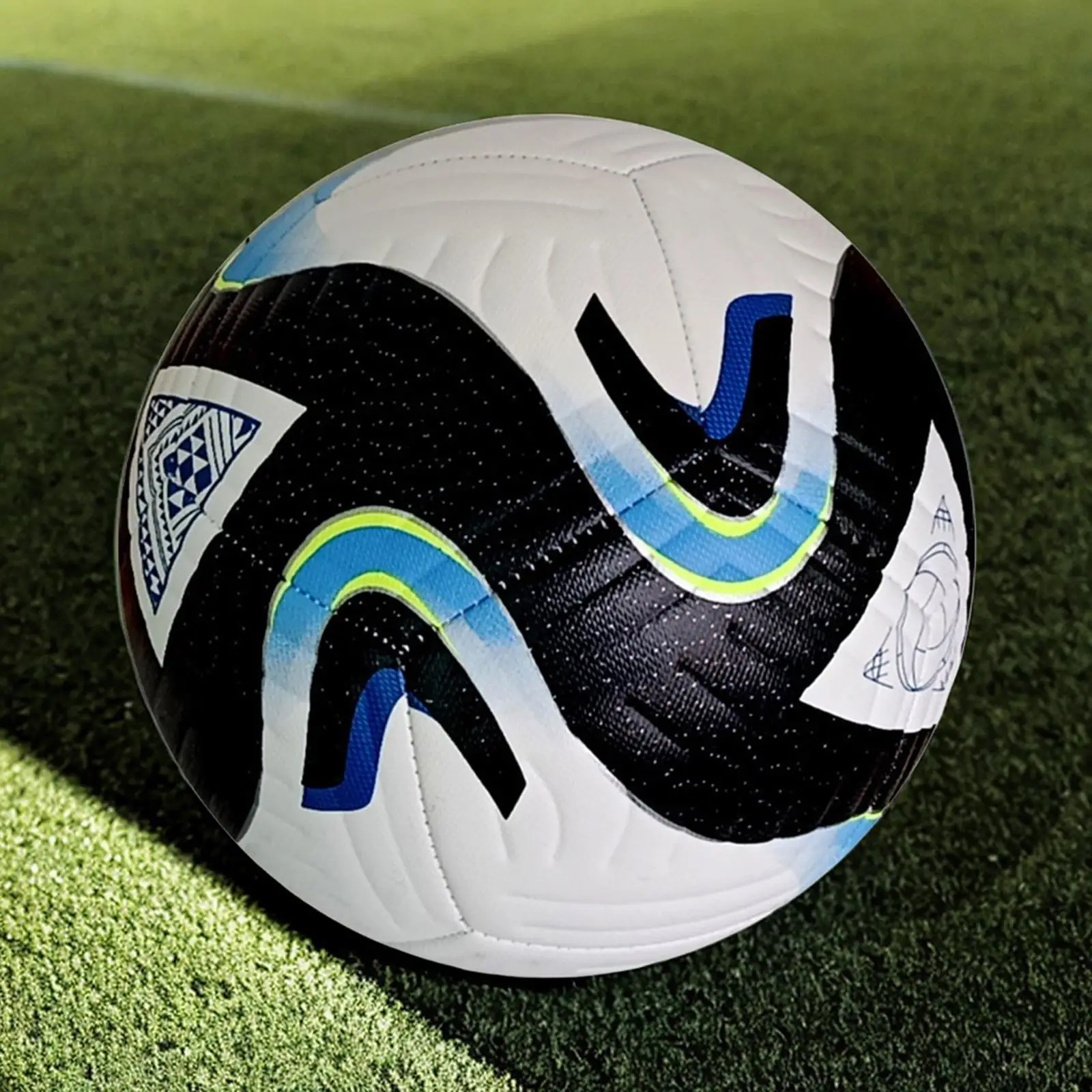 Soccer Ball Size 5 Seamless Stitching Football Leather Official Match Ball