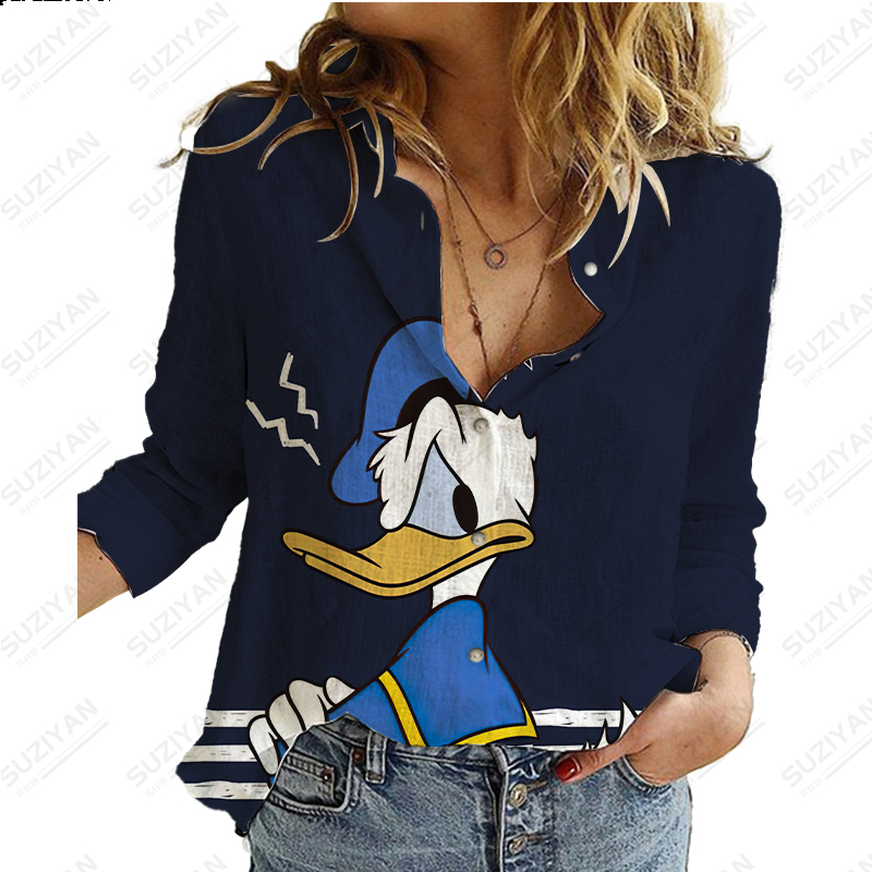 Title 13, Camicia a maniche lunghe da donna Disney Cardig...