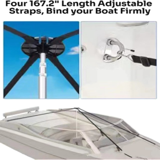  Adjustable Bimini Top Straps,Marine Awning Webbing Straps with  Stainless Stee Heavy Duty Snap Hooks,Bimini Top Hardware,Marine Nylon Top  Straps (Big Hook Strap) 2PCS : Sports & Outdoors