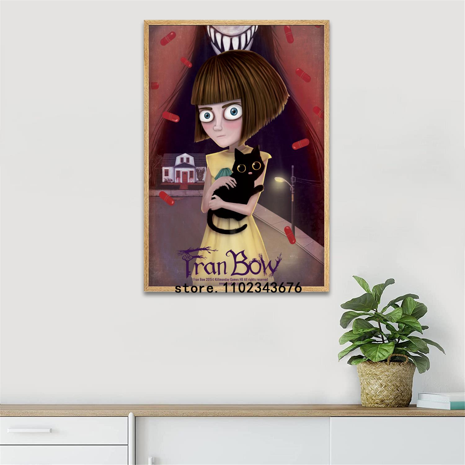 Плакат fran bow для видеоигр, настенное искусство, искусство на холсте,  плакат 24x36, персонализированный подарок, современная картина для семейной  спальни | AliExpress