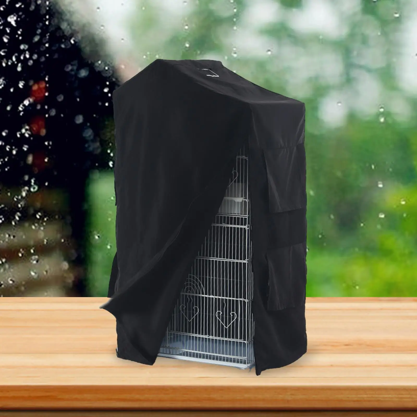 Bird Cage Cover Animal Privacy Breathable Shading Cloth Windproof for Parrot Budgies Lovebirds Parakeets Square Cages