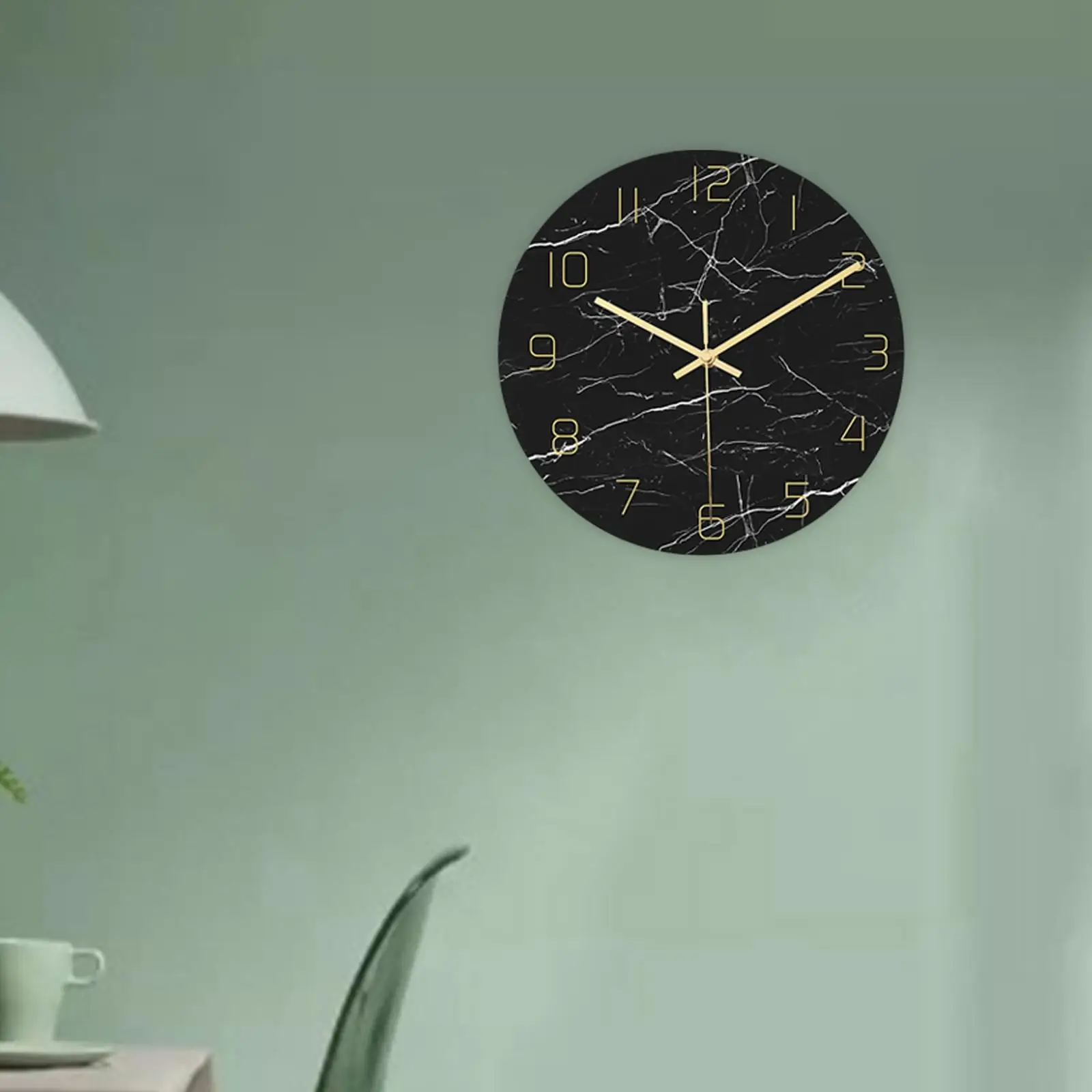 Nordic Wall Clock Marble Texture 12