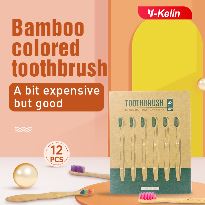 Best of Y-Kelin New 12 Pcs Charcoal Bamboo Toothbrushes Soft Eco-Friendly Biodegradable Natural Toothbrush Best Oral Care Reviews & Tips