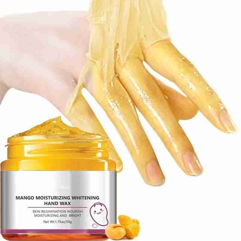 Best of Mango Moisturizing Hand Wax Whitening Hand Mask Anti-Aging Nourishing Hand Calluses Improve Dryness Care Skin Exfoliating Q0B6 Reviews & Tips