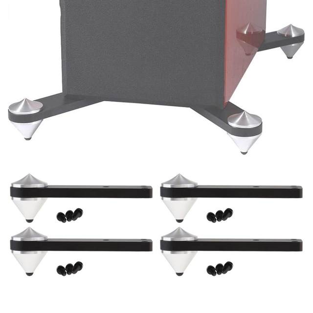 4PCS Combined Type Speaker Foot Subwoofer Bracket Speaker Spike Shock Absorber