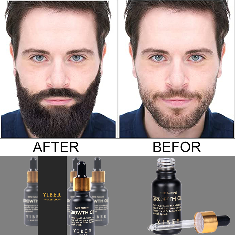 Best of Beard Growth Oil For Men Capillary Essential Oils Anti Hair Loss Beard Hair Follicle Repair Fast Hair Regrow Rosemary Beard Oil Reviews & Tips - Image 2