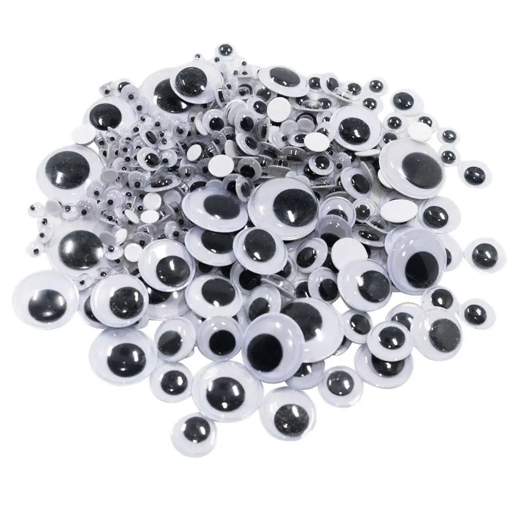 700Pcs Plastic Googly Wiggle Eyes Self-adhesive Sticky DIY Scrapbooking Decor