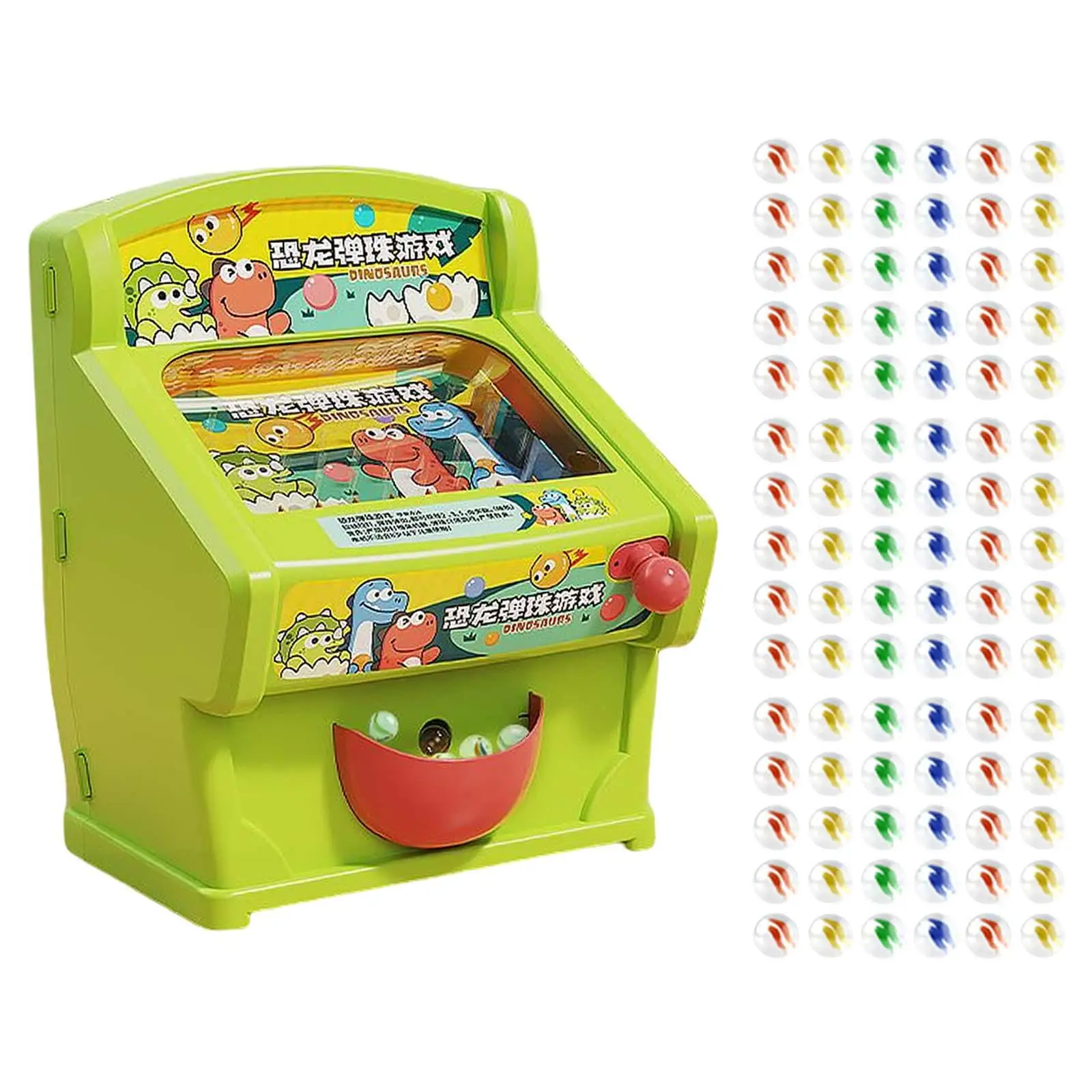Dinosaur Marble Montessori Developmental Toy Electronic Arcade Machine Interaction Game for Birthday Gift Kids Ages 3 4 5 6