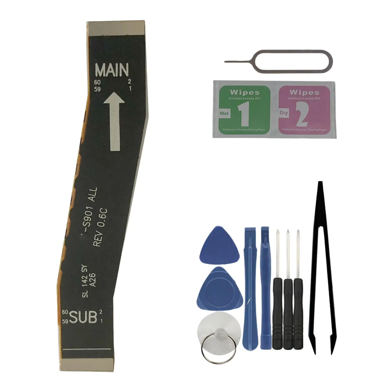 Mainboard Flex Cable Kit with Tools for Samsung  S22 S901 Easy to Install Direct Replaces Durable Spare Parts