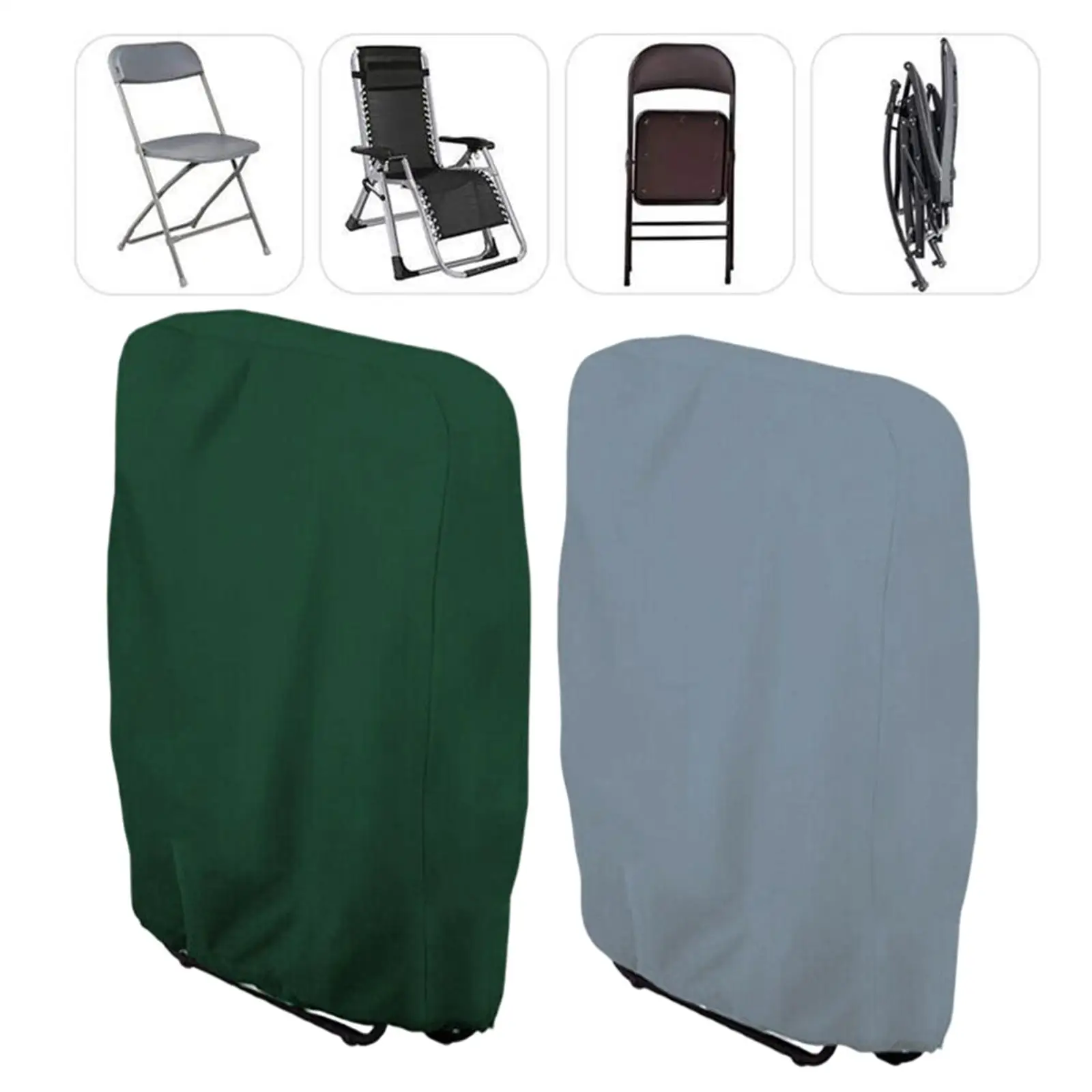 Waterproof Folding Chair Cover with Storage Bag Chair Cover Stretch Lace Seat cover Chair Covers for Veranda Patio Canopy