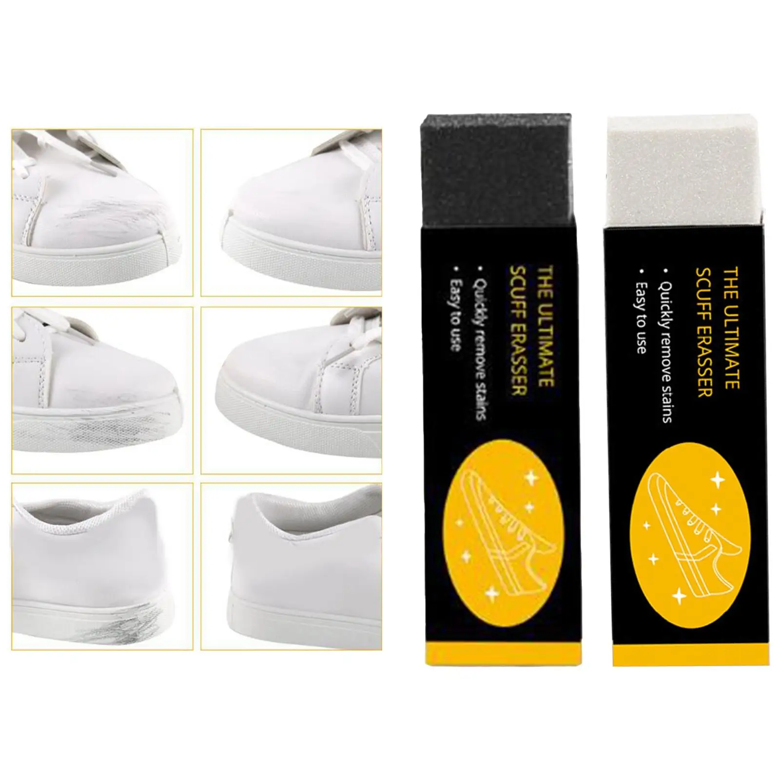 Rubber Block for Shoe Brush Wipe Light Shoes Boot Eraser for Travel Mattes