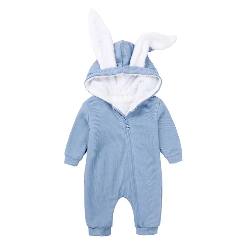 Rabbit Ears Newborn Infant Clothes Cotton Romper Jumpsuit Baby Girl Boy