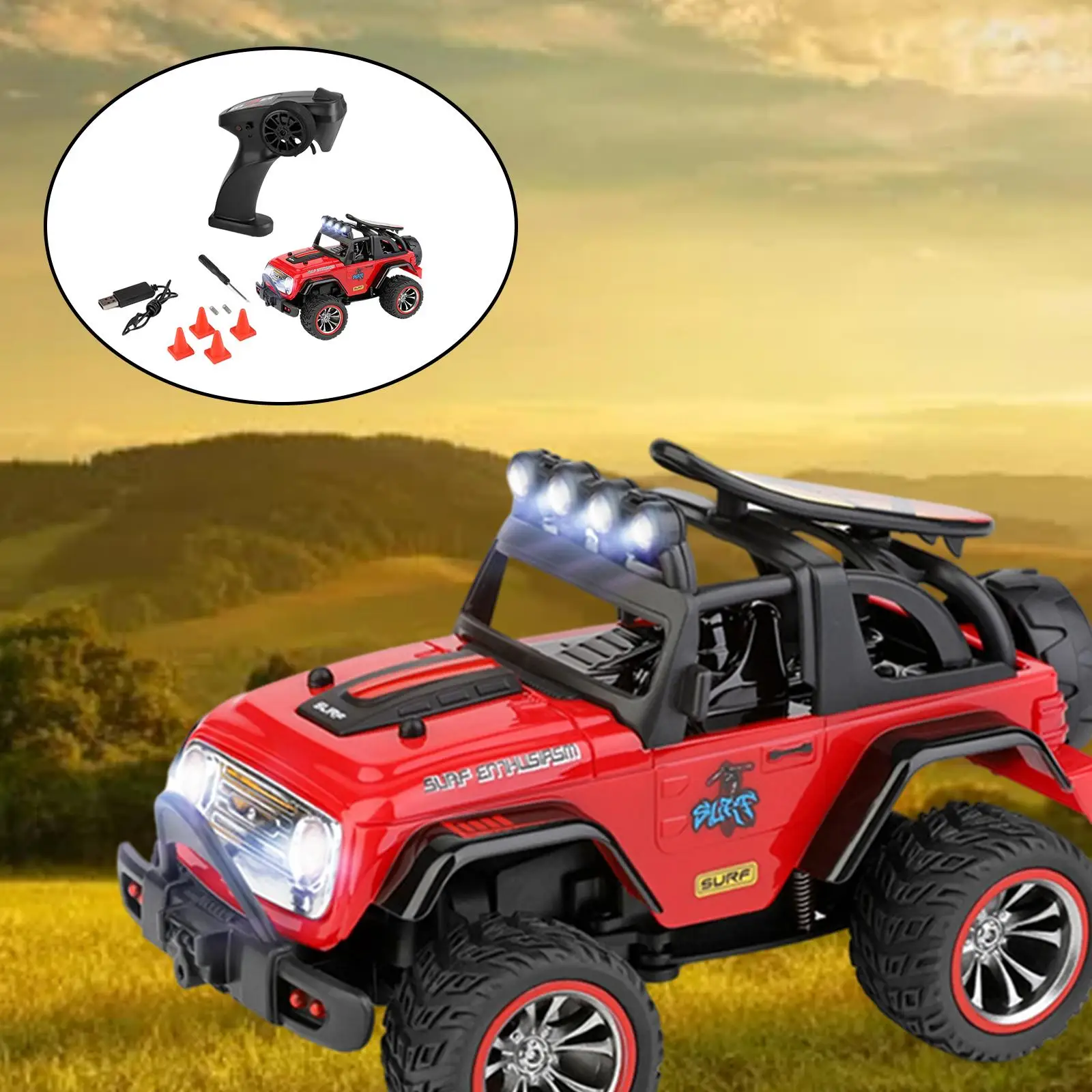 Remote Control Car  322221 High   RC Car 1:32 Scale 25km/h 4WD 2.4GHz  Car RC Buggy Vehicle Truck Buggy 