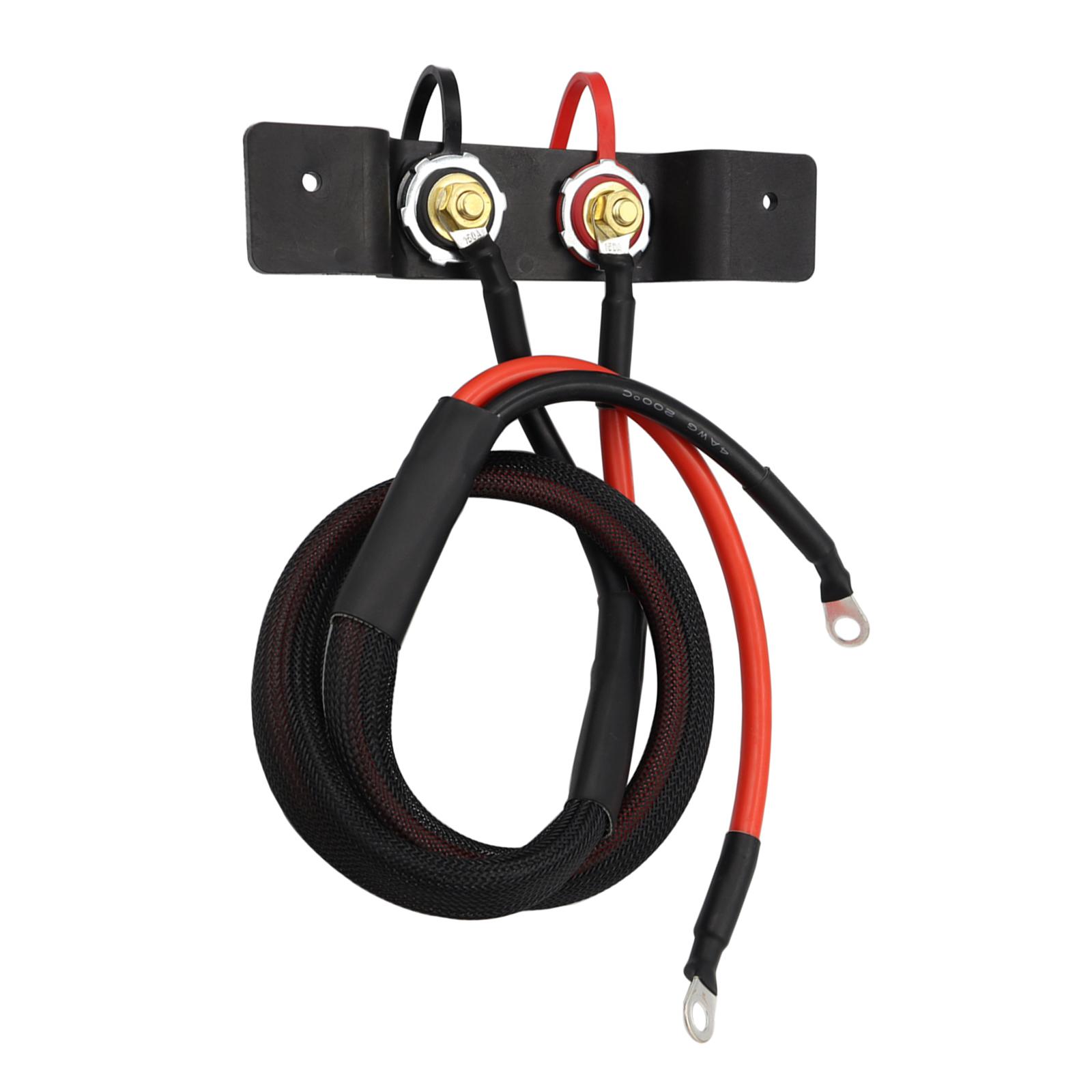 Battery Jump Post Quick Easy Charging High Voltage Cables for Can AM x3 Travel Trailers Lawn Mowers Trucks Boats