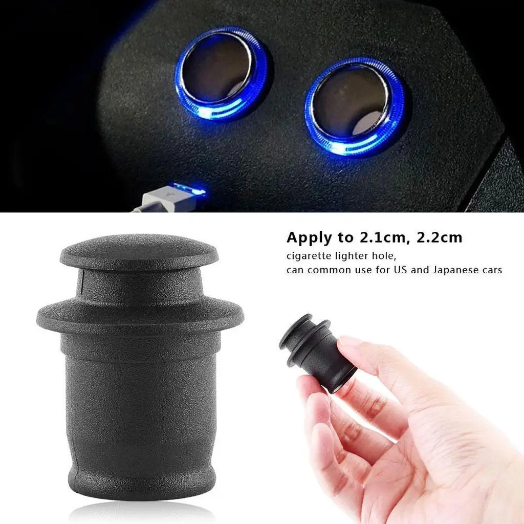 2x Car Waterproof Dustproof Plug Cigarette Lighter Socket Dust   Stopper