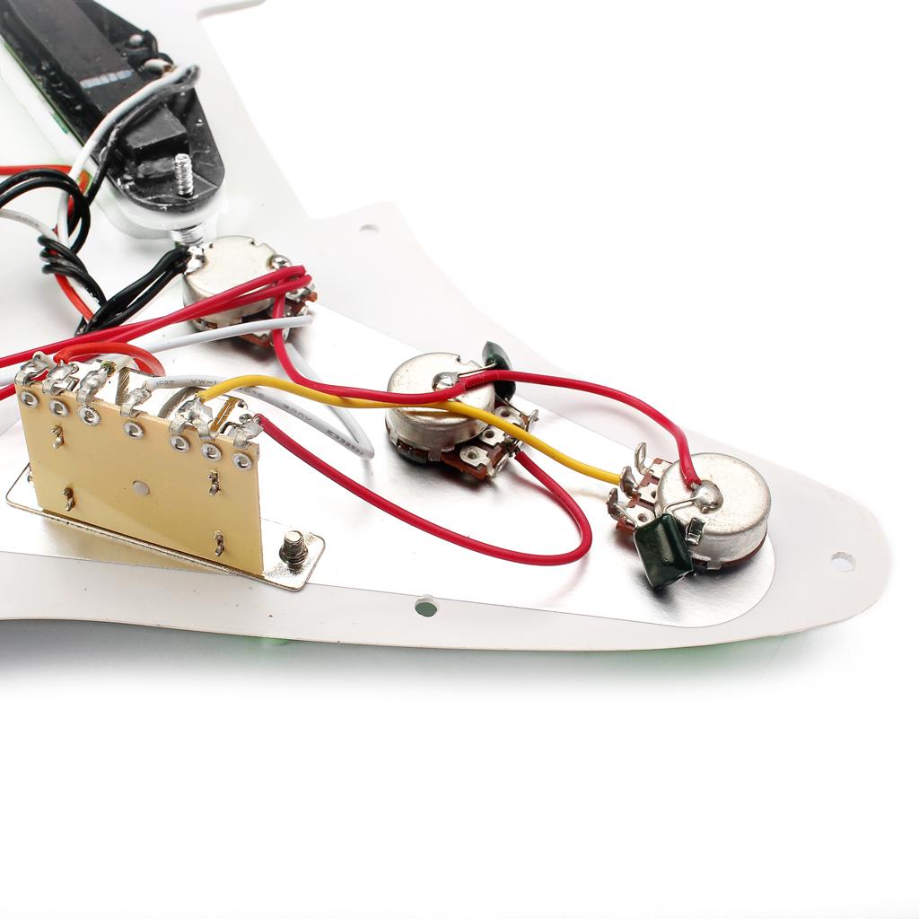 SSS Loaded Prewired Humbucker Pickguard Pickup Set for Electric Guitar