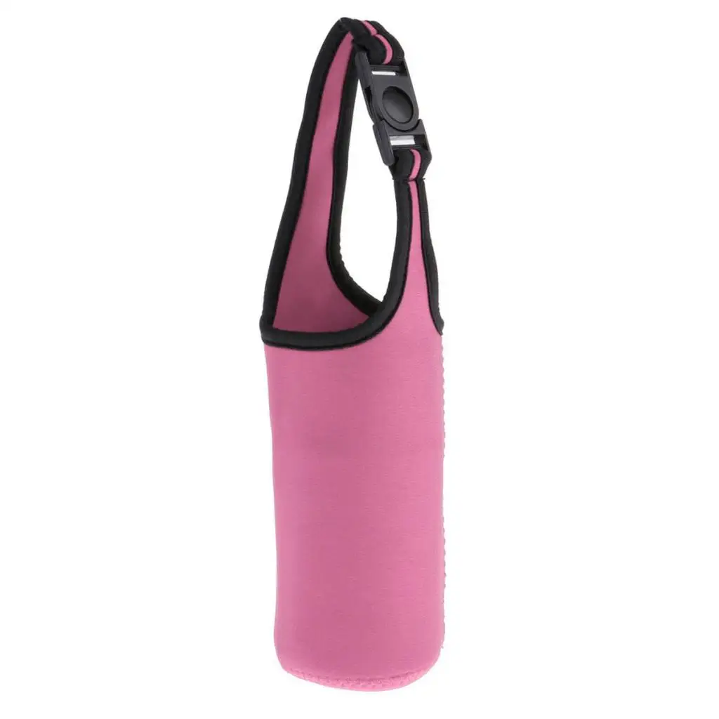 Insulated bottle sleeve neoprene water bottle holder sports tote bag