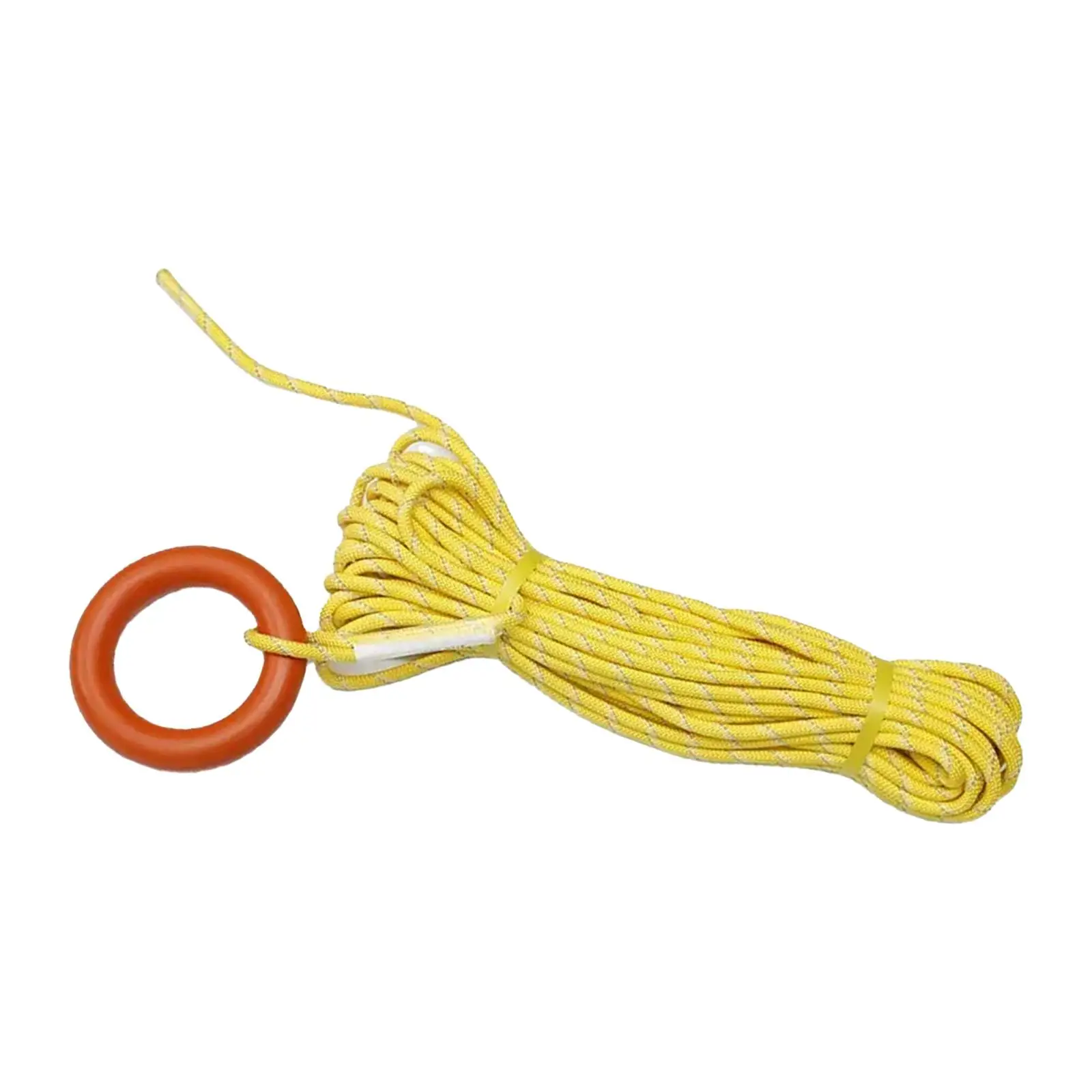 Water Floating Reflective Rope Buoyant Line with Hand Rings Throwing Rope for Buoyant Canoeing Diving Sailing Accessories