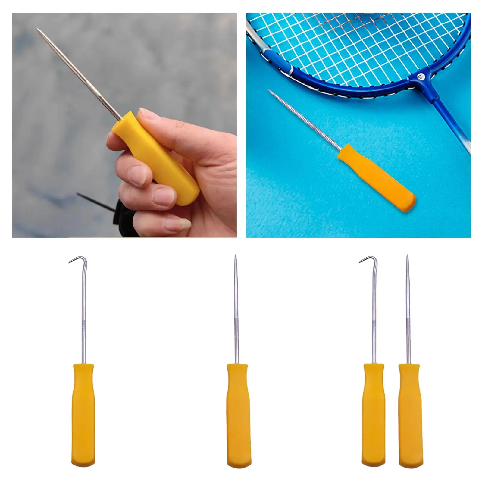 Racket Stringing Tool Comfortable Grip for Tennis Badminton Squash Racquet