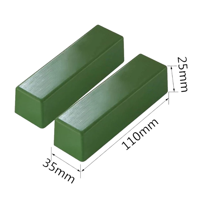1PCS White/Green Stainless Steel Metal Polishing Wax Wood/Nuclear Carving  Solid Wax Polishing Paste Polishing Compound 2 Sizes - AliExpress