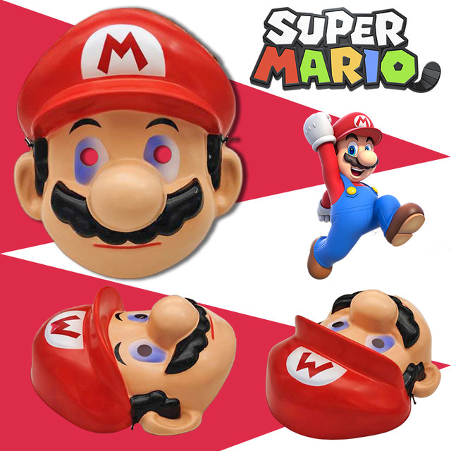 Super Mario Bros Cosplay Mask Anime Figures Mario Luigi Party Masks for  Children Birthday Party Theme Decorations Supplies Gfits - AliExpress