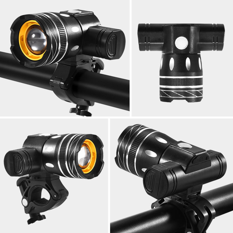 Title 19, Bicycle Front Light Aluminum Alloy Night Riding...