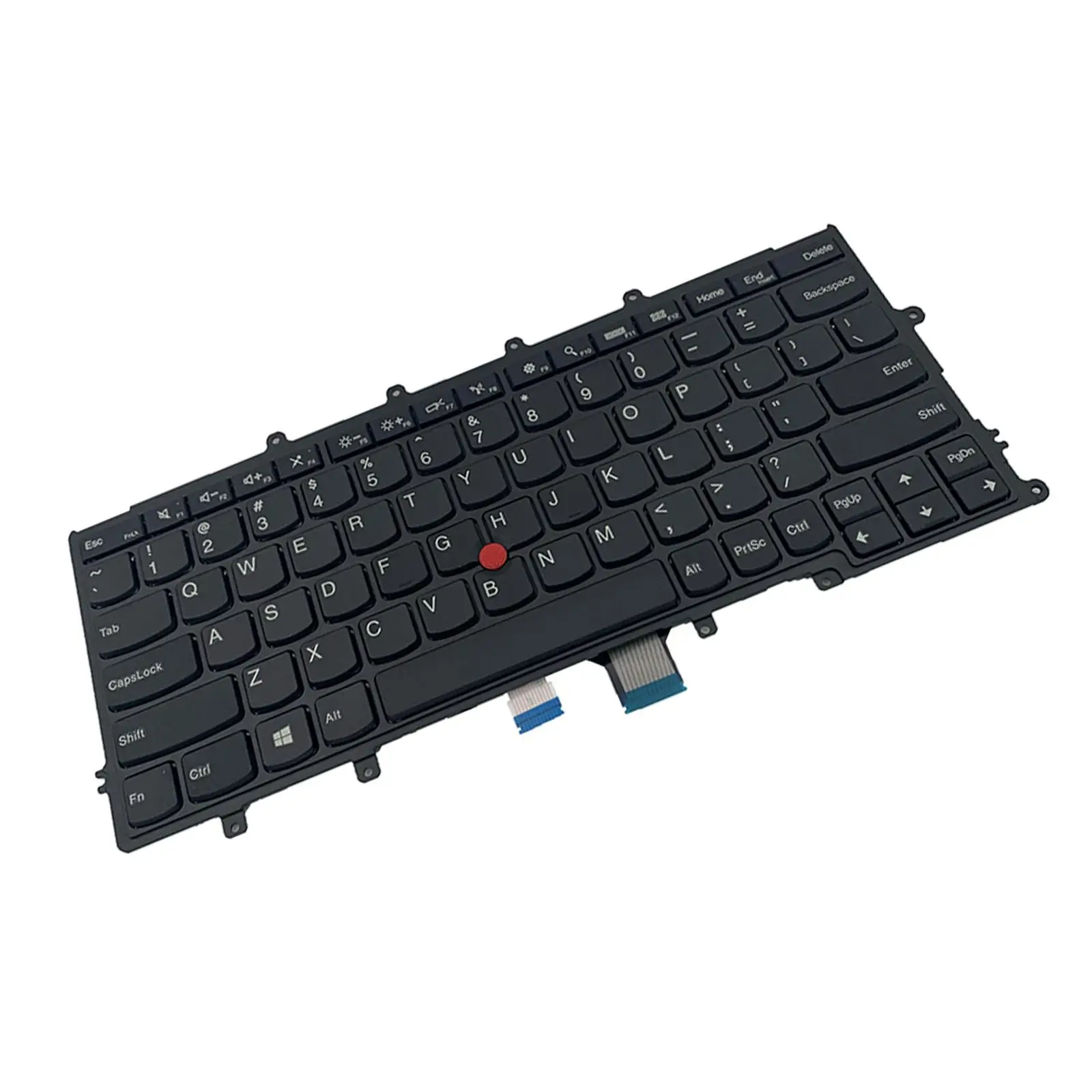 Laptop Keyboard Non Backlit with Pointing Sticks Replacement Keyboard 240/x240S///S/x270 Laptops US Version Black