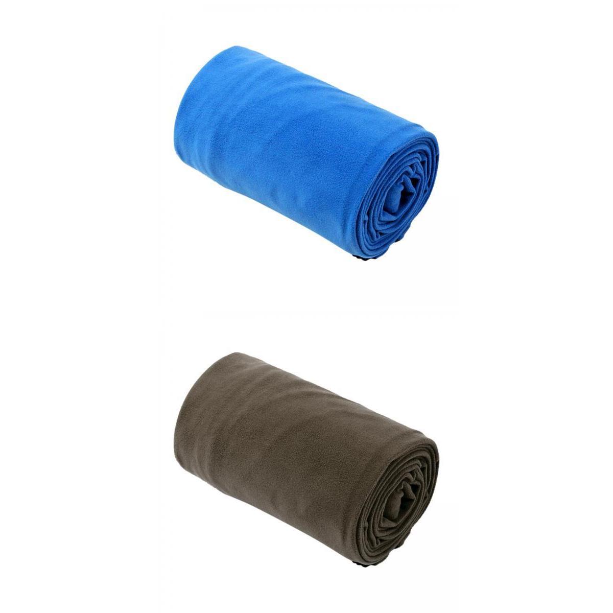 2x Soft Fleece Sleeping Bag Liner Thermal Warm Camping Blanket Fishing Adult