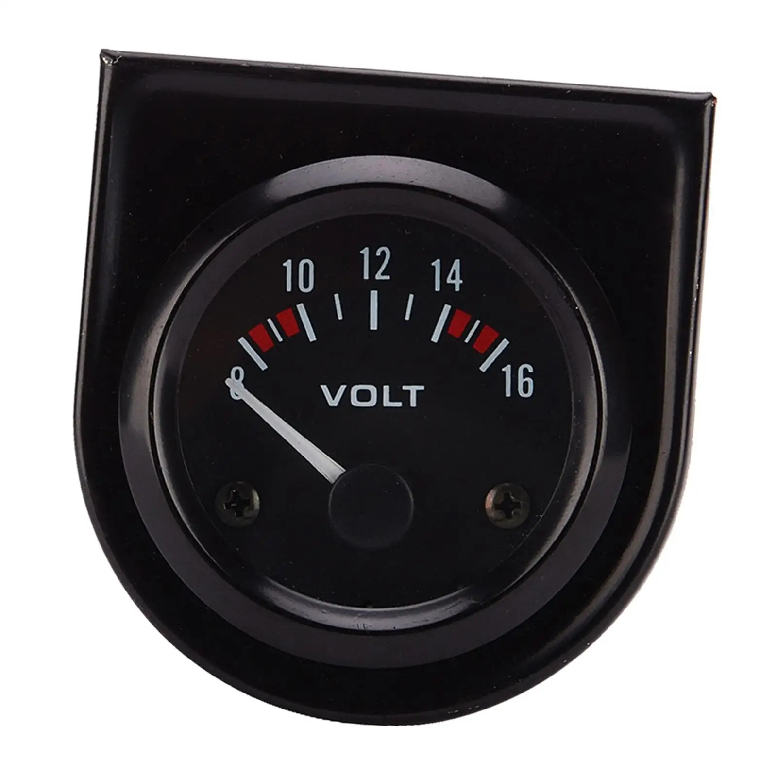   meter Meter 8 ~ 16V 52mm Black Car Interior Accessory