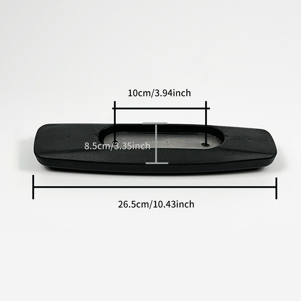 Description Picture 2 of item1pair Soft Durable Comfy Replacement Cover Caps Home Office Black Cushion Gaming Chair Armrest Pad Universal Accessories