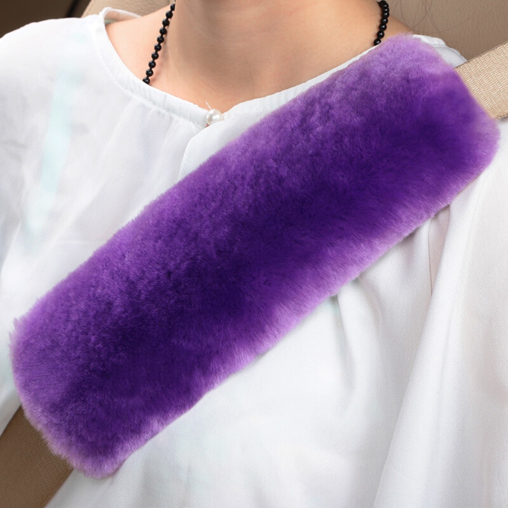 Car Seat Belt Cover Shoulder Warmer Pad - Detail View