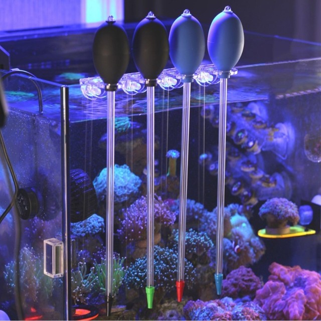 Pipeta Para Acuario - Alimentador De Corales Y Mini Sifón, 28 Cm, De Goma Y Plástico, Para Cambios De Agua Y Limpieza