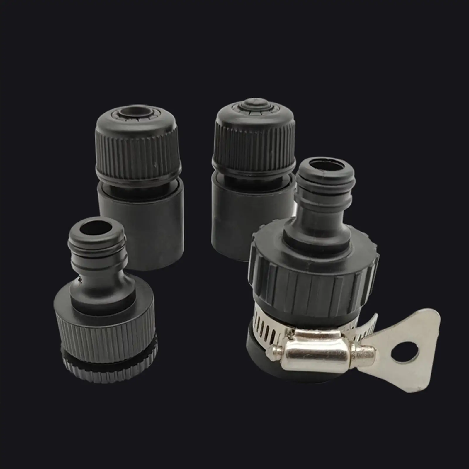 4Pcs Garden Irrigation  Connector Replacement Simple to Disassemble and Assemble Compact size fits 3/4