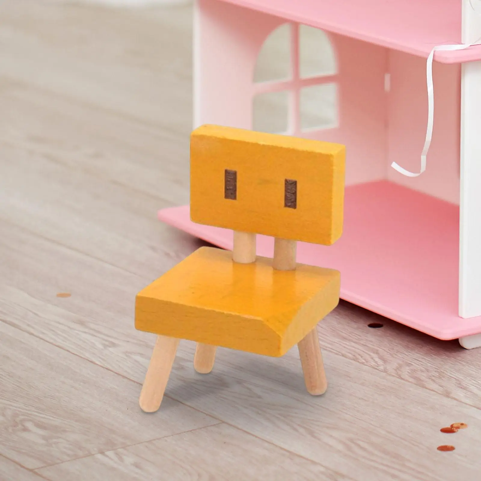 Mini Small Chair Ornament Anime Peripherals Centerpiece Figurines Dollhouse Accessories Desktop Mini Chair for Office Decoration