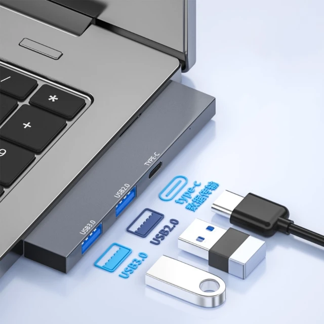 ② Hub USB-C Ofima, adaptateur MacBook Pro, adaptateur USB-C