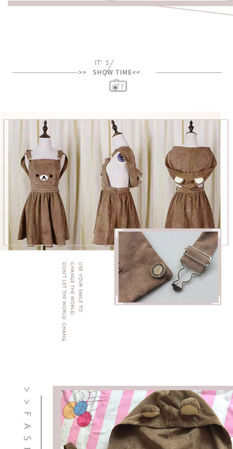 Rilakkuma shops overall dress