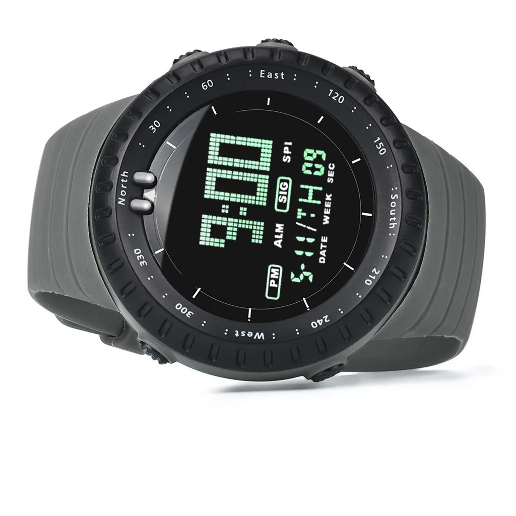 2022 Fashion Vintage Waterproof Sport Watch Men Outdoor Sport Led Digital Wrist Watches Luxury Men Mechanical Wristwatches