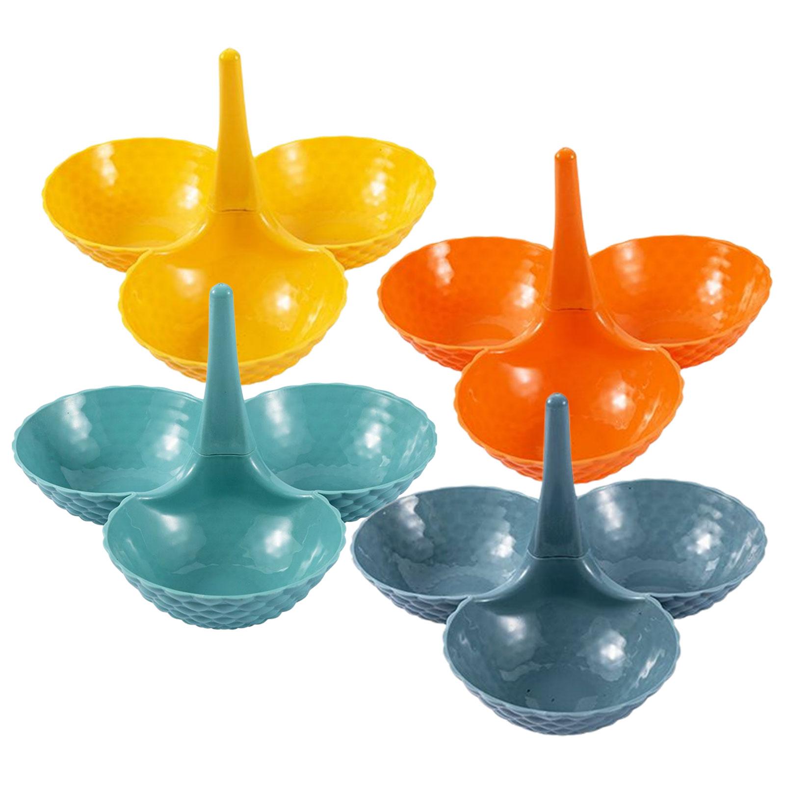 Fruit Plate Superimposed Decor Display Multi-Layer Tea Snack Tray Cake Stand for Home