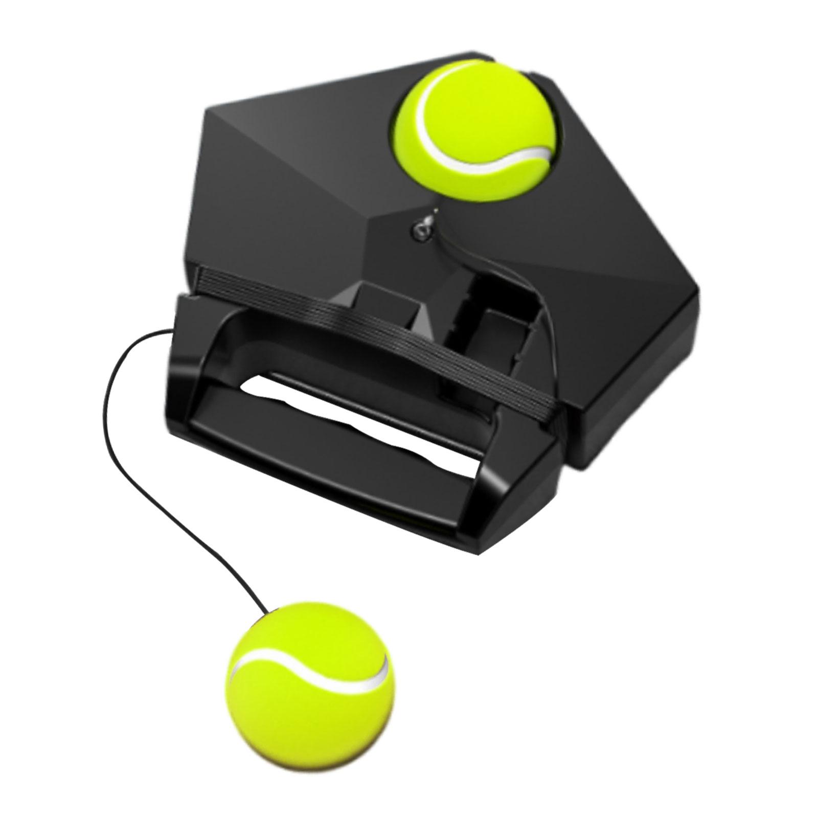 Single Tennis Ball Trainer for Beginner Accessory Self Training Portable with Ball Teaching Aid Device Durable Tennis Baseboard