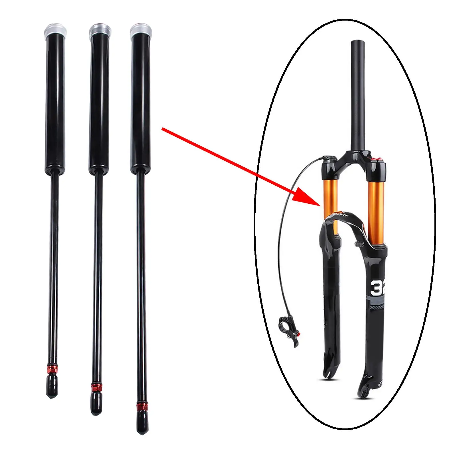 Alloy Bike Air Damping Rod Bicycle Shock Front Fork Repair Parts