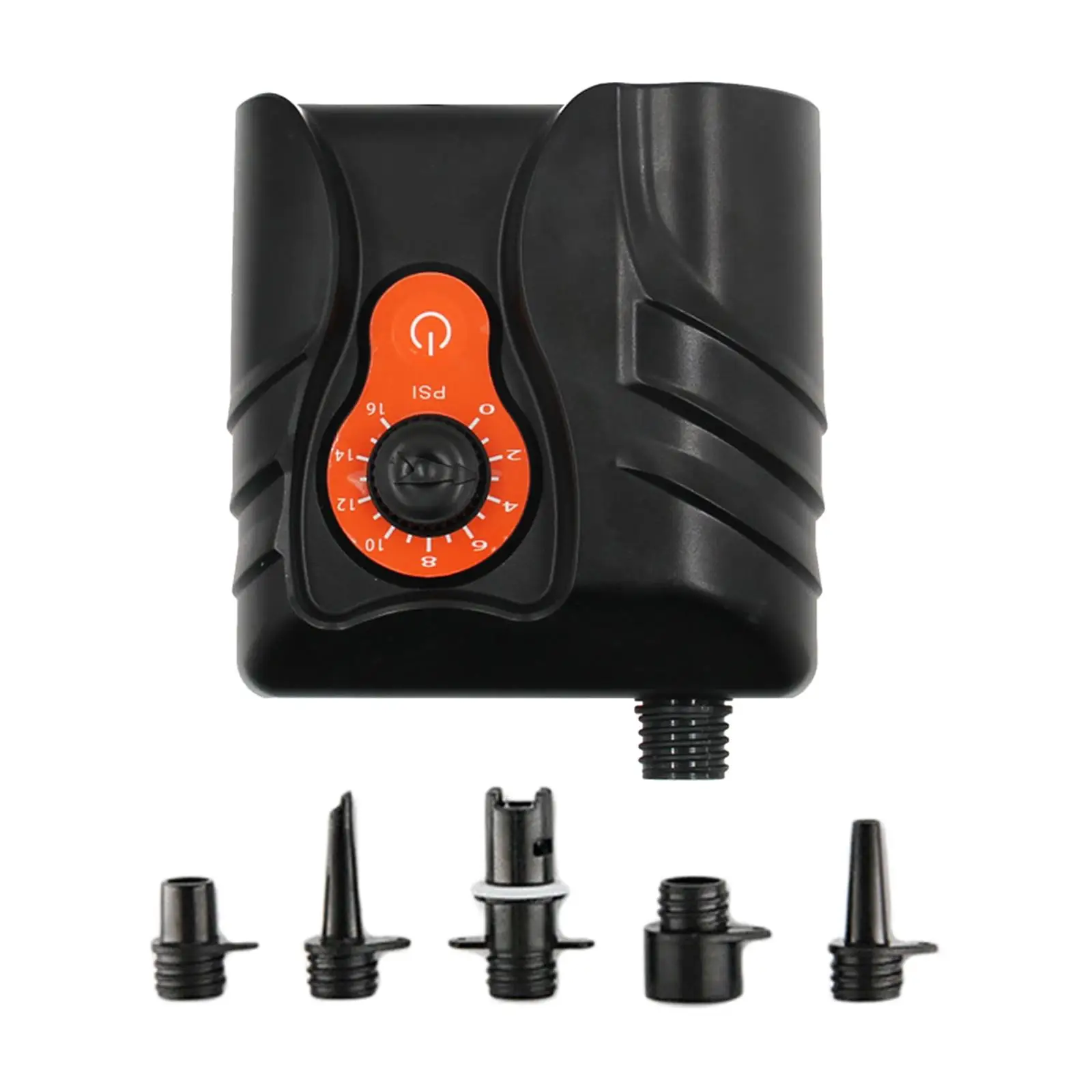 Portable Electric Air Pump 12V 16PSI Paddle Board  Inflator with 6 Adapters