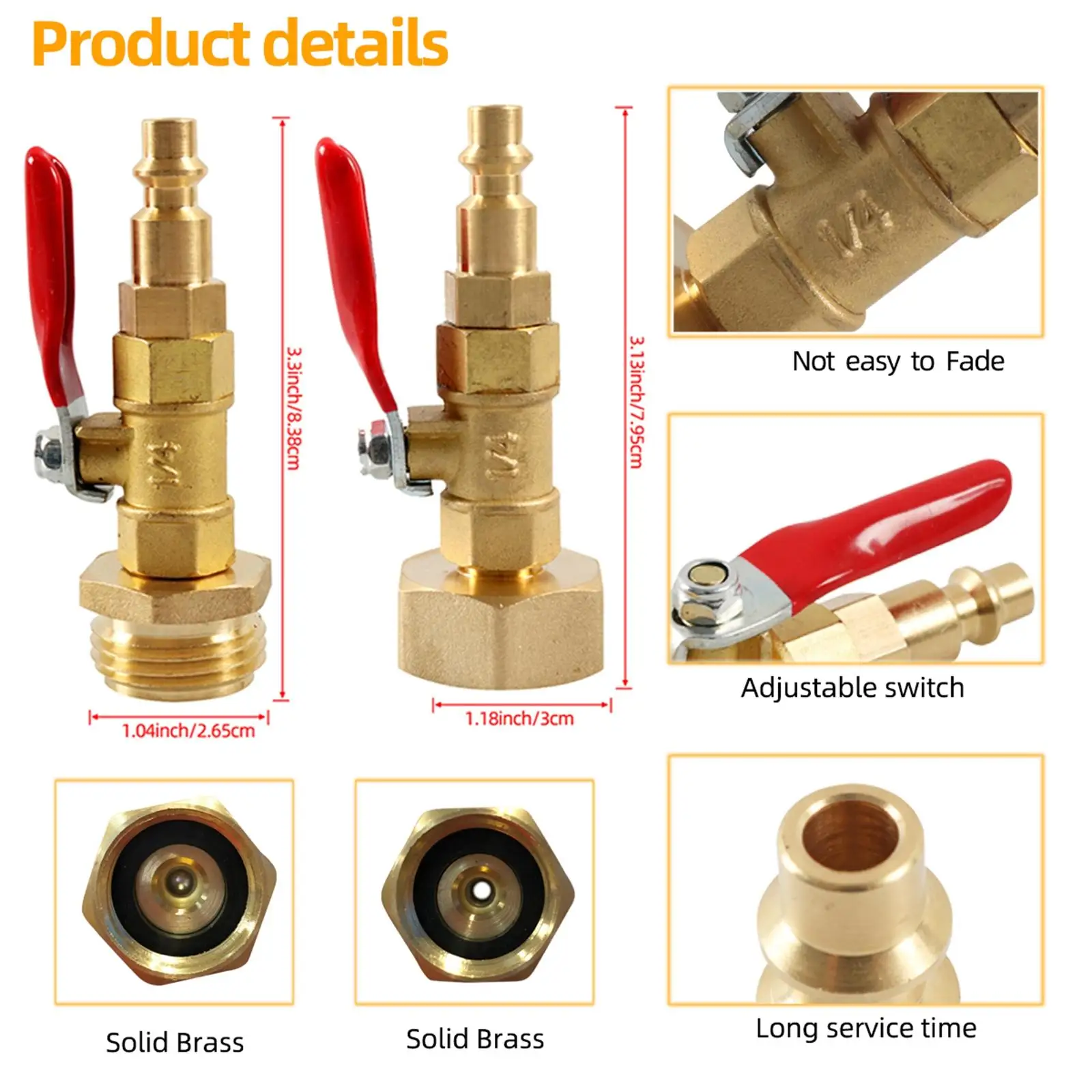 Winterize Blowout Adapter, with Ball Valve 0.75