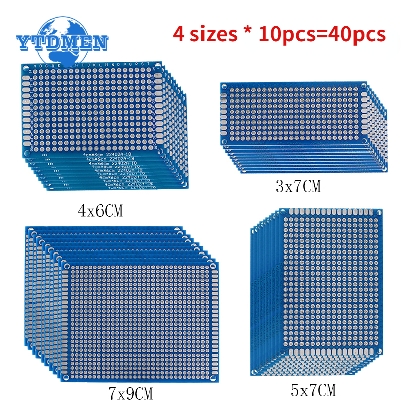 azul Protoboard, 3x7, 4x6, 5x7, 7x9cm, PCBS