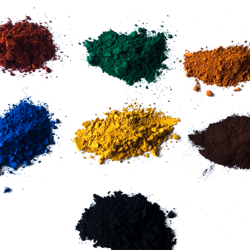 500g/1000g Eisenoxid pigment hochwertige rosa gelb grün blau gefärbte Zement Straßen oberflächen farben mischen Farbe Farbe Essenz – Detail 24