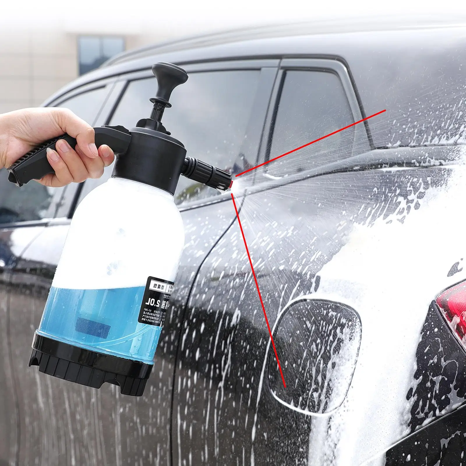 Car Water Sprayer Hand Pressurized Foam Washing Sprayer for Garden Care
