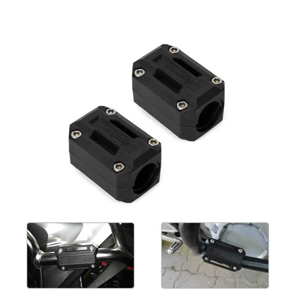 1 Set 22mm 25mm Engine  Guard Decorative Block for Motorcycle
